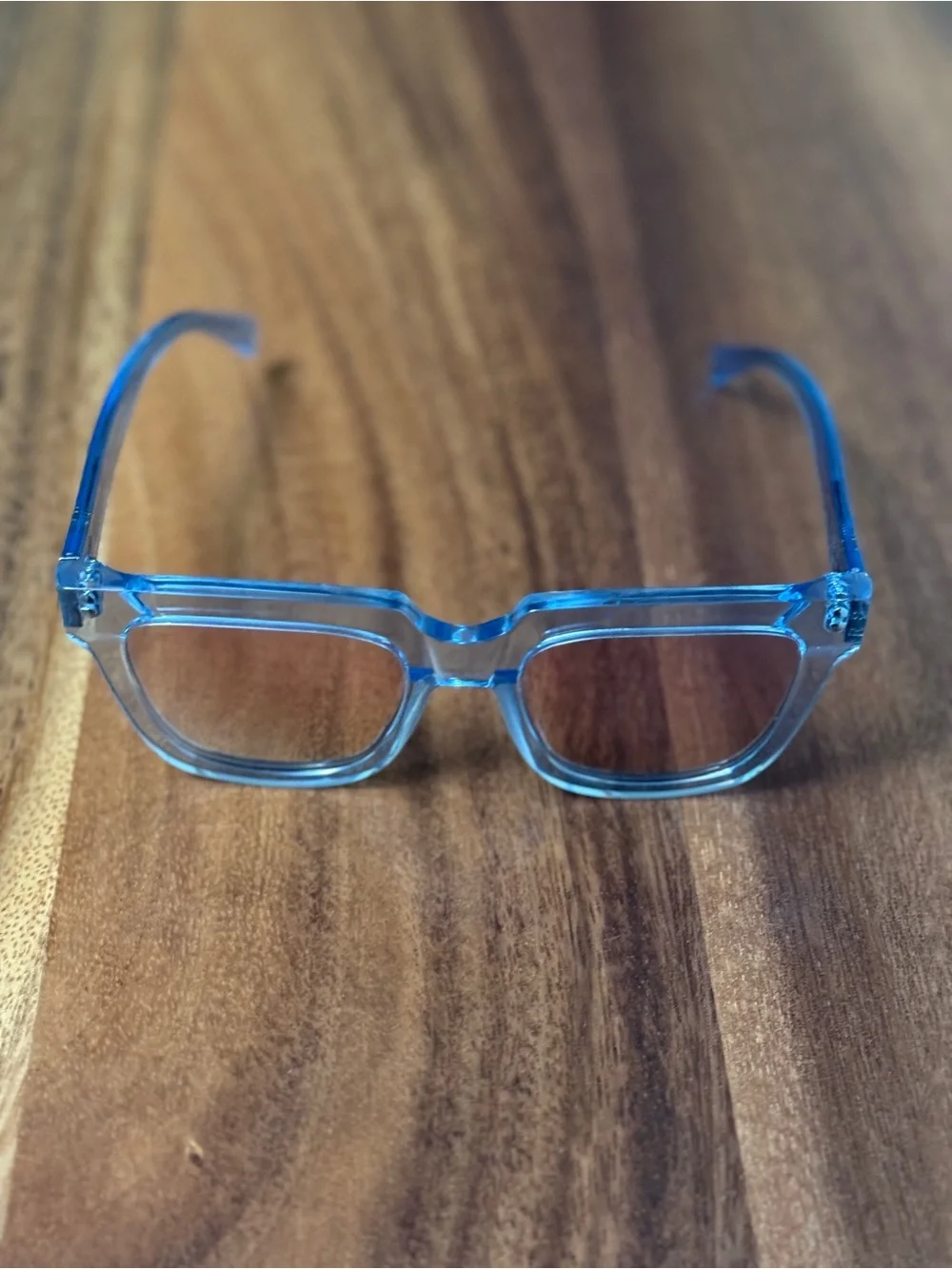 RetroSuperFuture Turquoise Frame Sunglasses with Purple Lenses (Modo Iridescent)